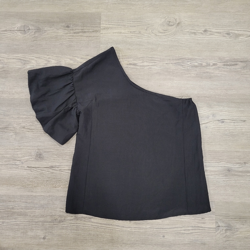 Entro Women One Shoulder Blouse Size Small